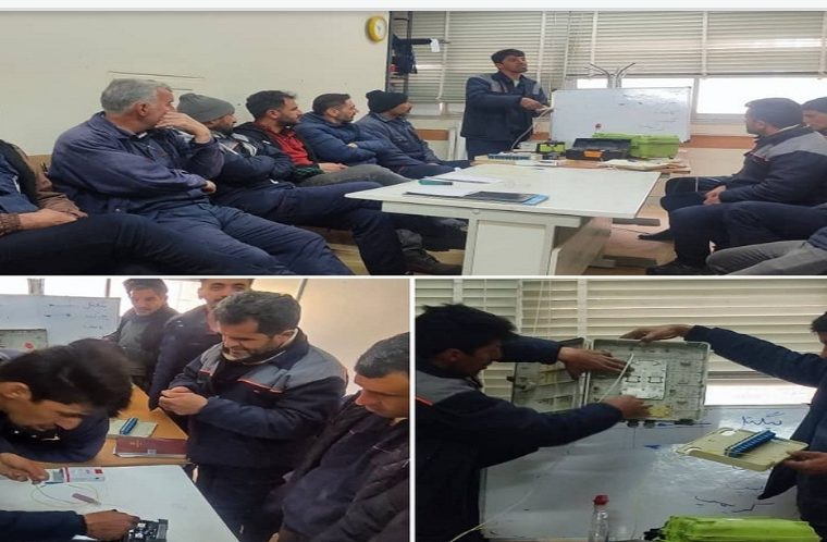 برگزاری دوره آشنایی با FTTH در مخابرات خمینی شهر