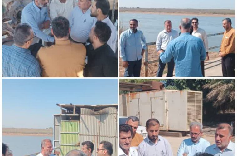 💢 بازدید مدیرعامل شرکت آبفا اهواز از دو تأسیسات‌ آبرسانی شهر شیبان و شهید الماسی غیزانیه