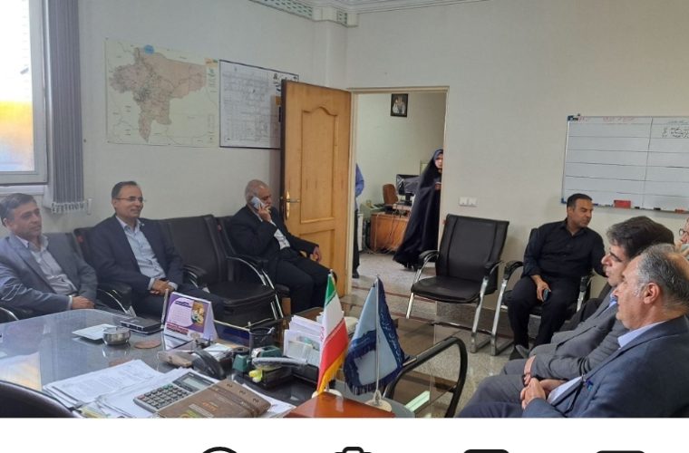 حضور سرپرست مخابرات منطقه اصفهان در مخابرات آران و بیدگل