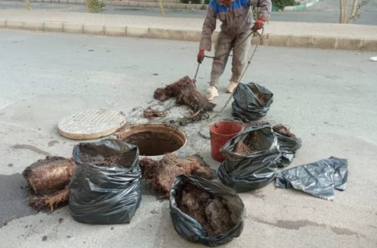 ۱۴ کیلومتر شست و شوی شبکه فاضلاب در فولادشهر