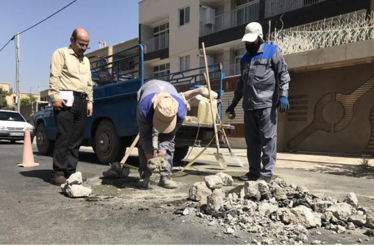 همسطح سازی و مرئی سازی ۶۲۳ فقره دریچه آب و فاضلاب منطقه بهارستان