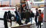 اعزام روزانه بیش از ۳۰ دستگاه اتوبوس از پایانه کاوه به مشهد در دهه کرامت اعزام روزانه بیش از ۳۰ دستگاه اتوبوس از پایانه کاوه به مشهد در دهه کرامت