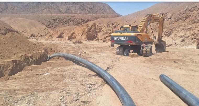 پایان عملیات بازسازی خط انتقال آب چشمه بازیاب به خور پایان عملیات بازسازی خط انتقال آب چشمه بازیاب به خور