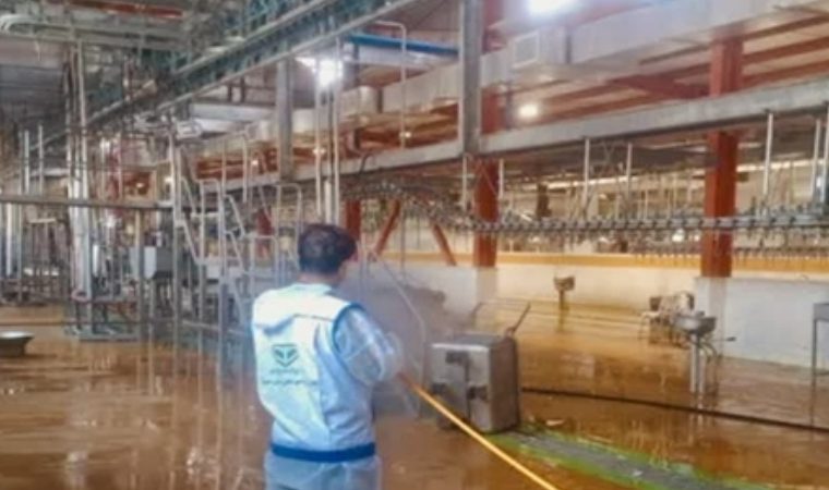 انجام عملیات سمپاشی کشتارگاه صنعتی دام شهرستان نجف آباد انجام عملیات سمپاشی کشتارگاه صنعتی دام شهرستان نجف آباد