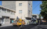 غاز عملیات زیرسازی و روکش آسفالت معابر منطقه