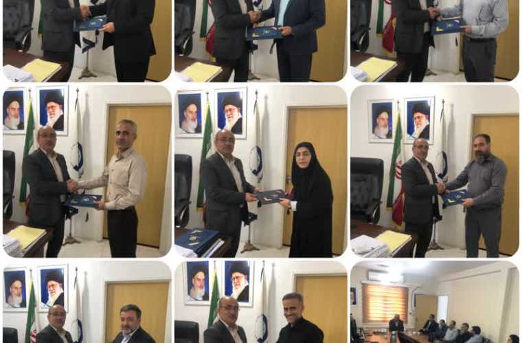 چند انتصاب در معاونت مشترکین شرکت آب و فاضلاب اهواز چند انتصاب در معاونت مشترکین شرکت آب و فاضلاب اهواز