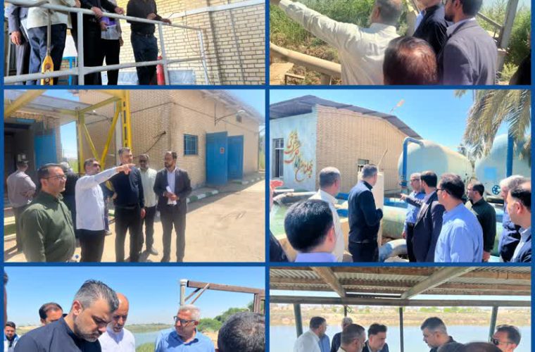 بازدید مدیرعامل شرکت آب و فاضلاب اهواز از امور آب و فاضلاب باوی بازدید مدیرعامل شرکت آب و فاضلاب اهواز از امور آب و فاضلاب باوی