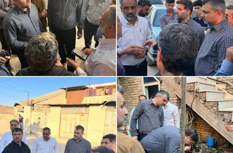 بازدید مدیرعامل شرکت آبفا اهواز و فرماندار کارون از محلات این شهرستان بازدید مدیرعامل شرکت آبفا اهواز و فرماندار کارون از محلات این شهرستان