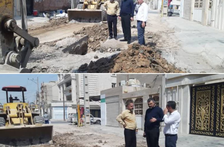 بازدید مدیرعامل شرکت آبفا اهواز از عملیات اصلاح خط فاضلاب منطقه کیانآباد بازدید مدیرعامل شرکت آبفا اهواز از عملیات اصلاح خط فاضلاب منطقه کیانآباد