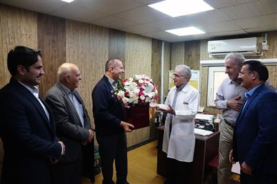 دیدار مدیر عامل نفت و گاز مارون با کادر درمان دیدار مدیر عامل نفت و گاز مارون با کادر درمان