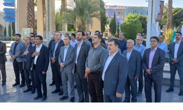 تجدید میثاق مدیران، بسیجیان و کارکنان آبفای استان اصفهان با شهدای گرانقدر انقلاب و دفاع مقدس 