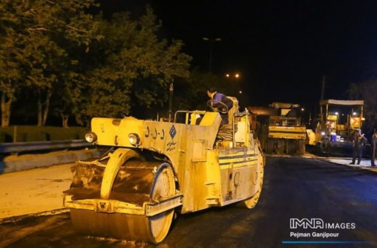 اجرای عملیات روکش آسفالت رینگ سوم در محدوده منطقه ۵ اجرای عملیات روکش آسفالت رینگ سوم در محدوده منطقه ۵