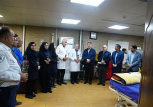 دیدار مدیرعامل نفت و گاز مارون با کادر درمان